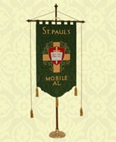 St Pauls Mobile Green Church Banner